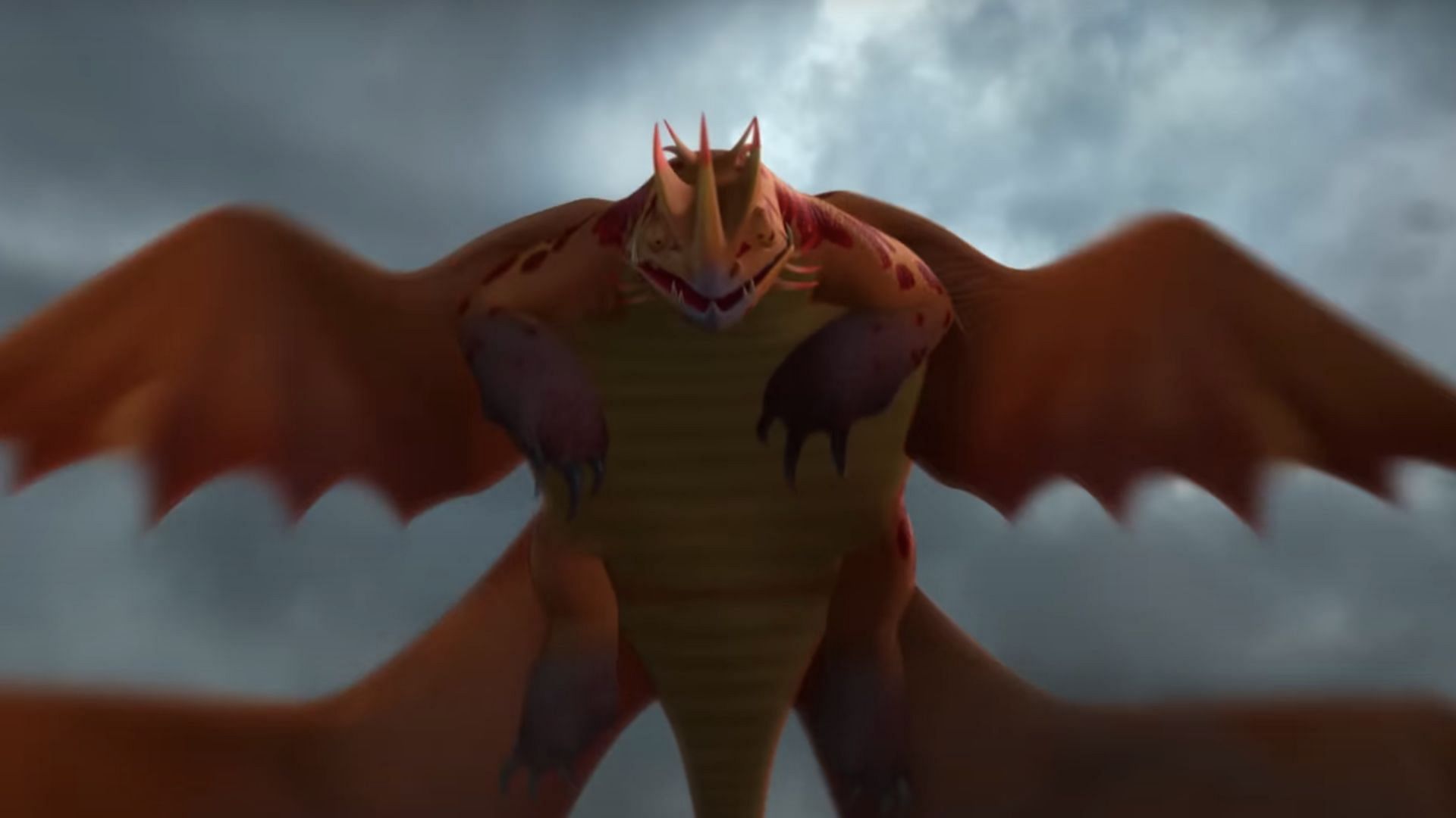 An attacking Singetail (Image via YouTube/DreamWorks Dragons)